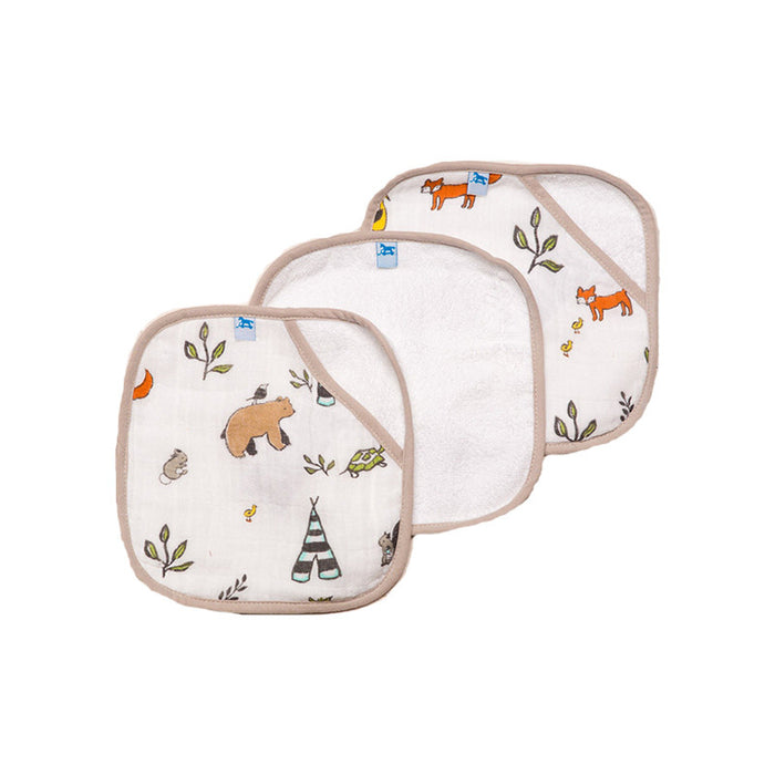 Forest Friends Washcloth Set