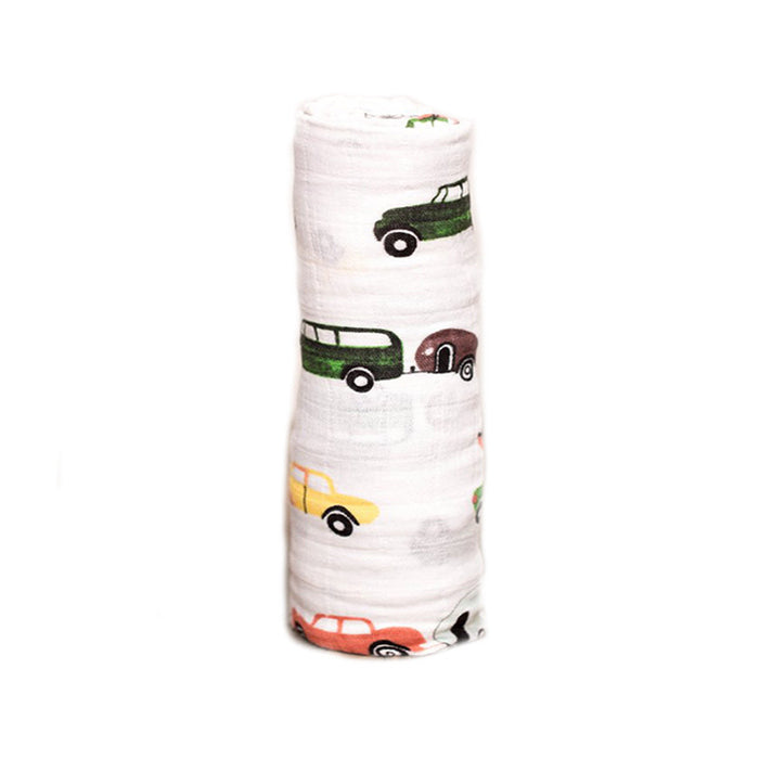 Traffic Jam Cotton Muslin Swaddle
