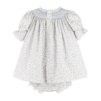 Blue Floral Smock Top and Bloomers