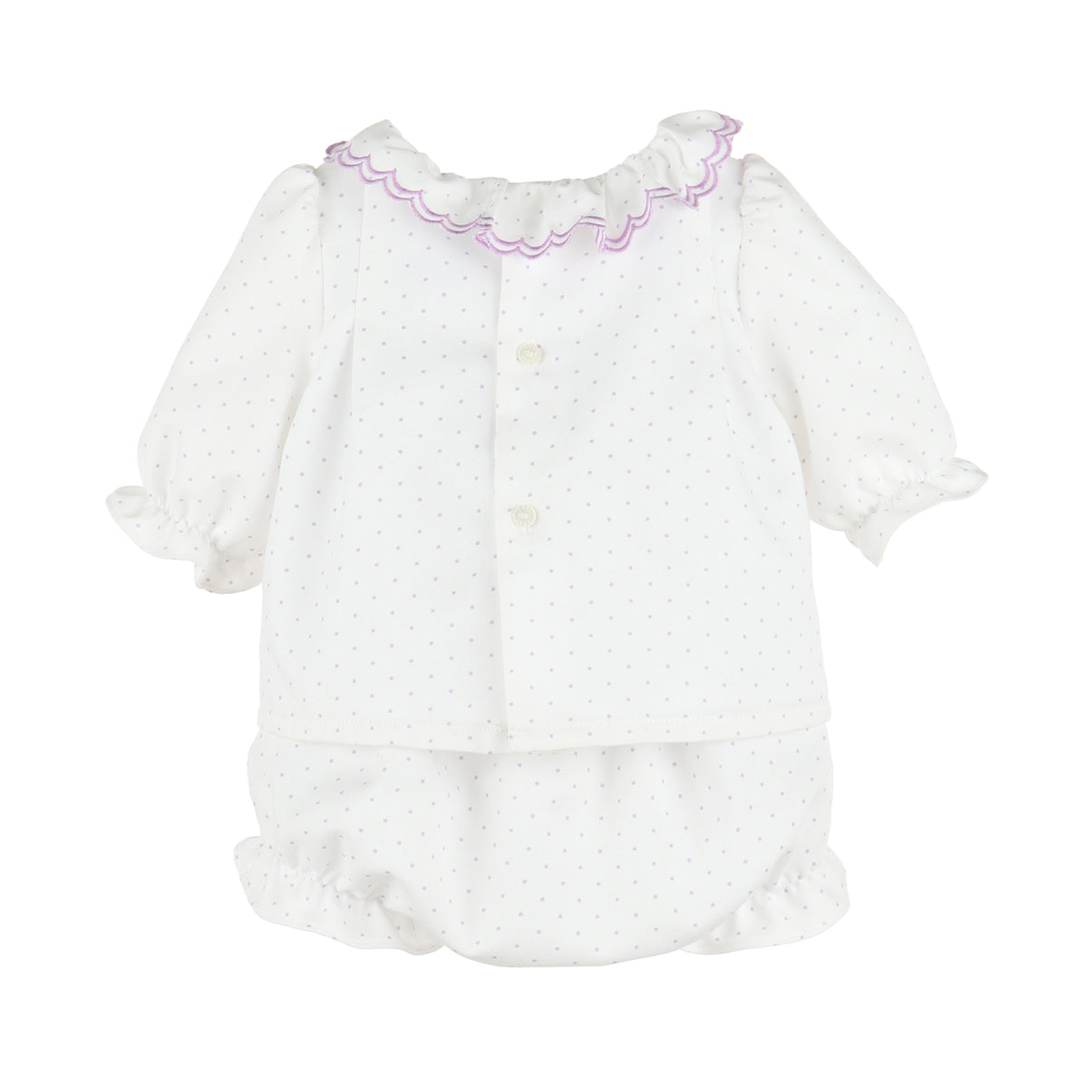 Lilac Embroidery Mini Dot Set for Her
