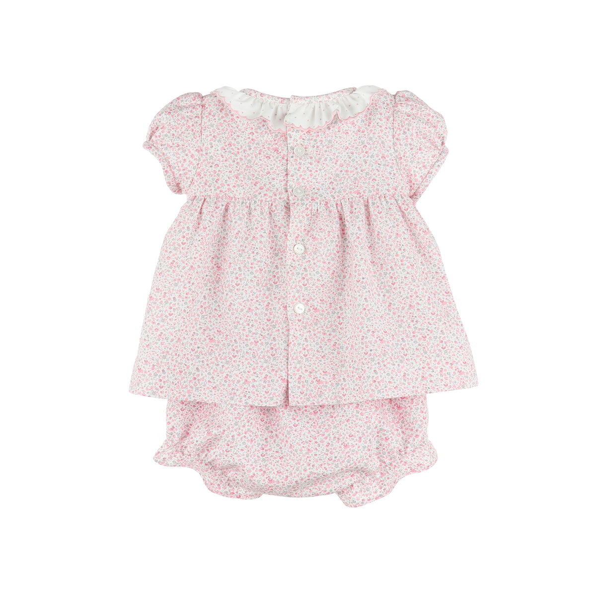 Tiny Pink Flowers & Dots Set for Her