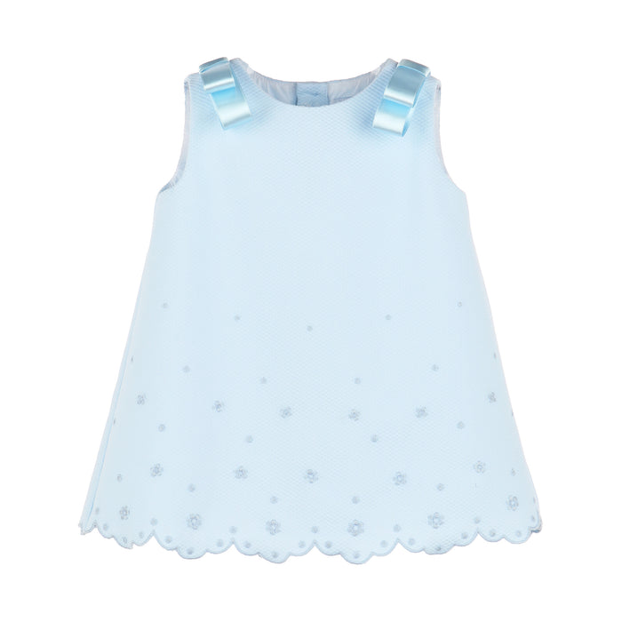 Blue A-Line Dress