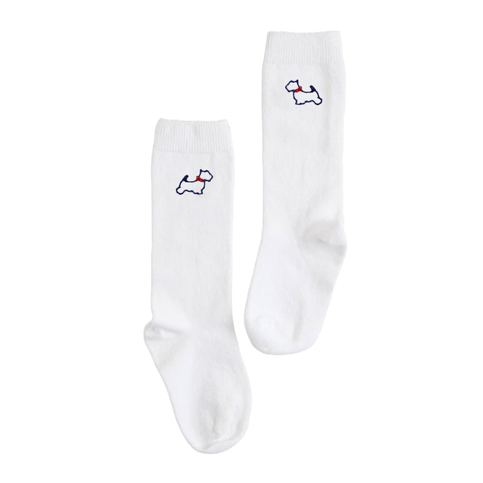 Dream Big Scotty Dog Knee Socks