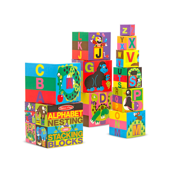 Alphabet Nesting and Stacking Blocks