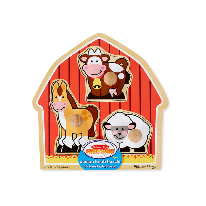 Barnyard Animals Jumbo Knob Puzzle