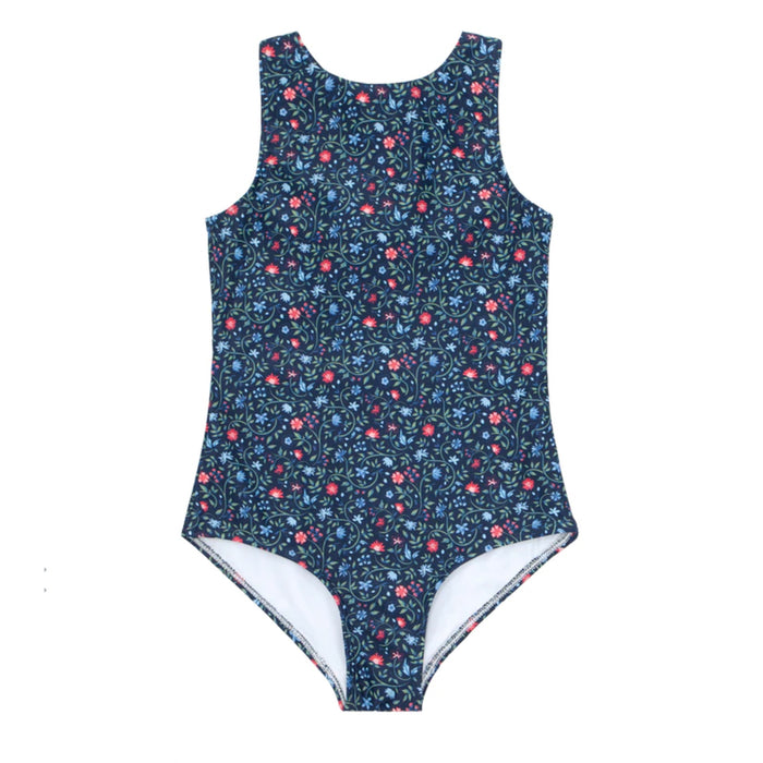 Midnight Vineyard Double Bow One Piece