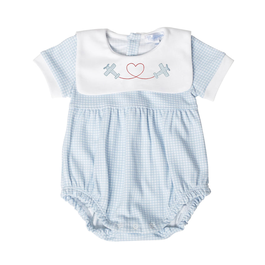 Blue Gingham Bubble