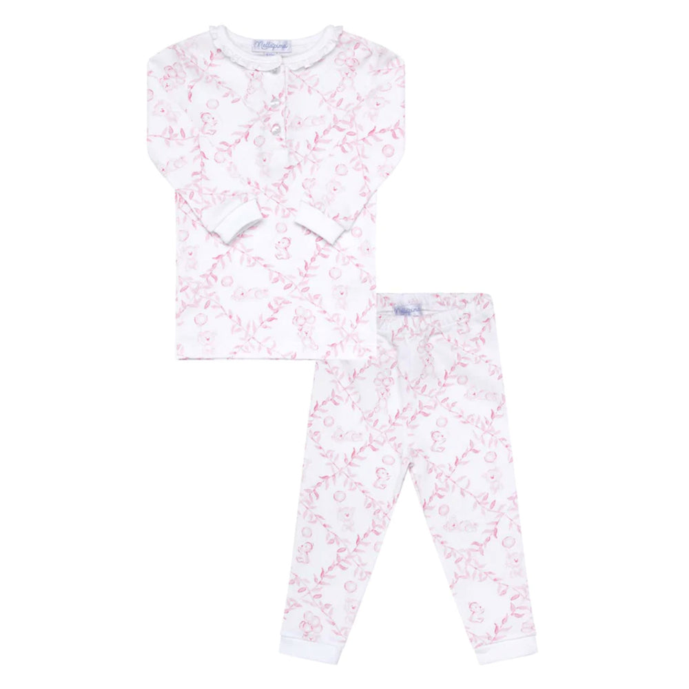 Pink Bears Trellis Pajamas