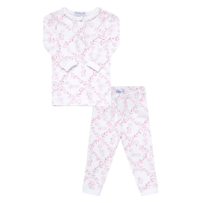 Pink Bears Trellis Pajamas