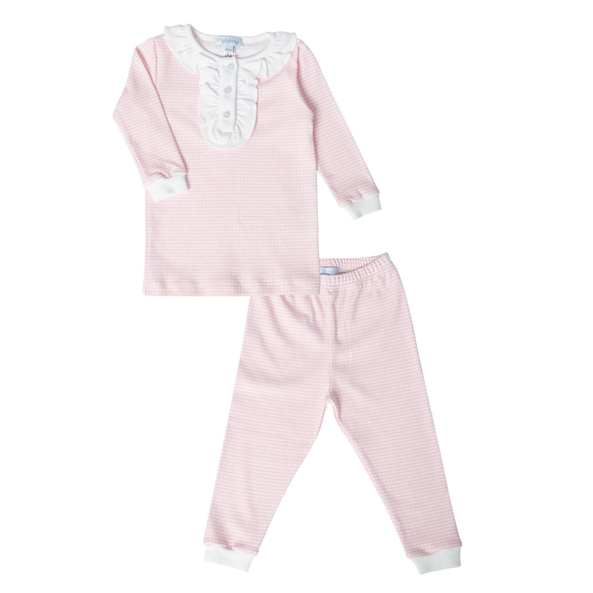Pink Gingham Pajamas