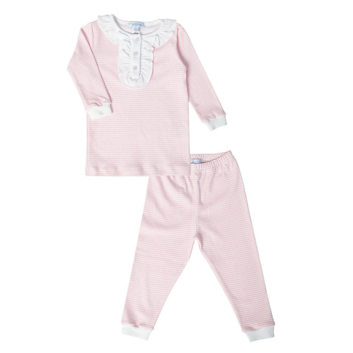 Pink Gingham Pajamas