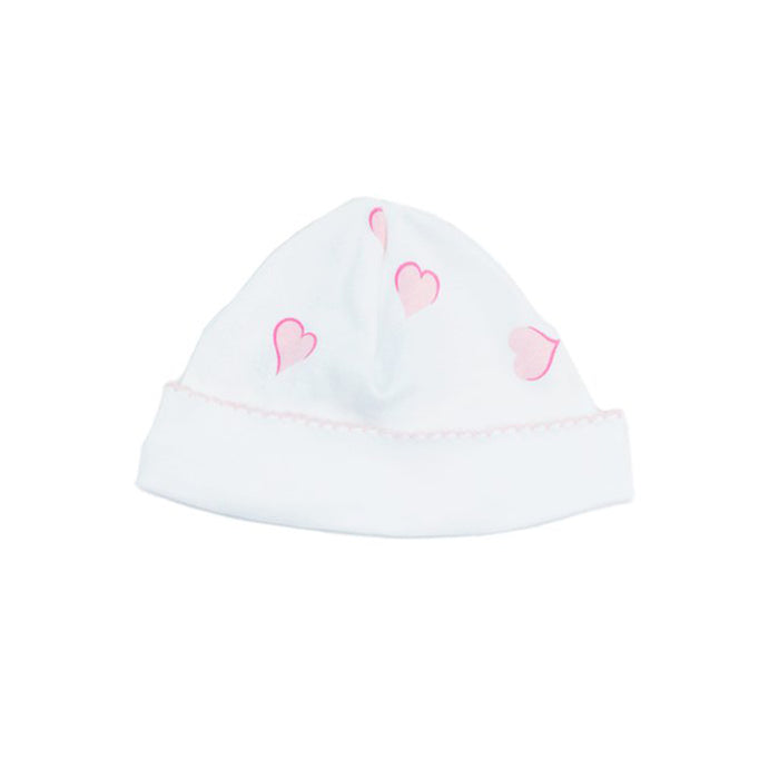 Heart Print Hat