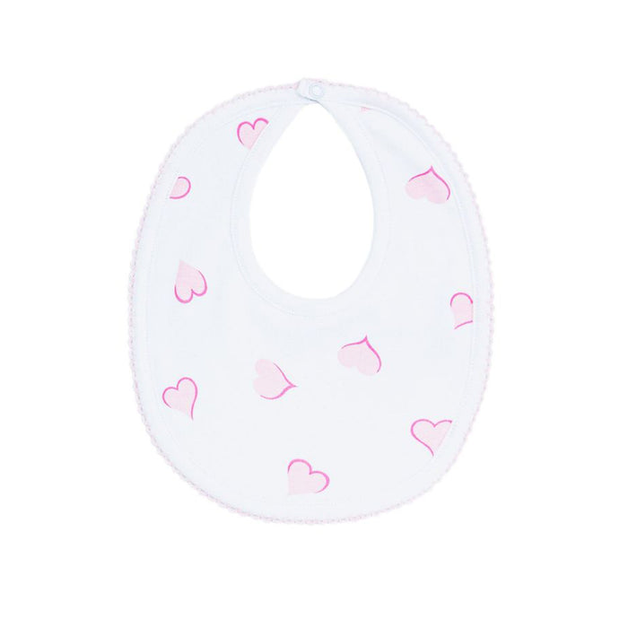 Heart Print Bib
