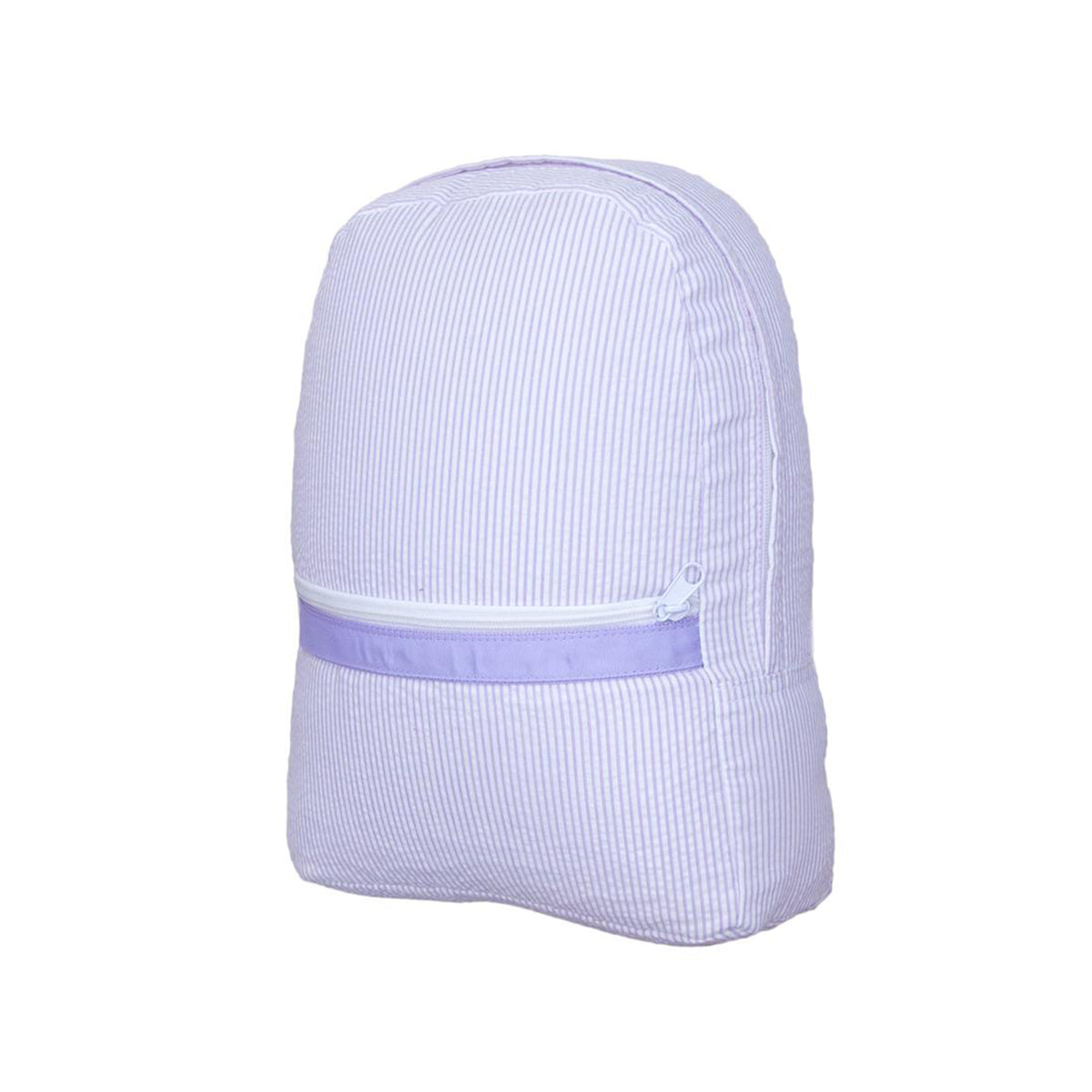 Lilac Seersucker Backpack
