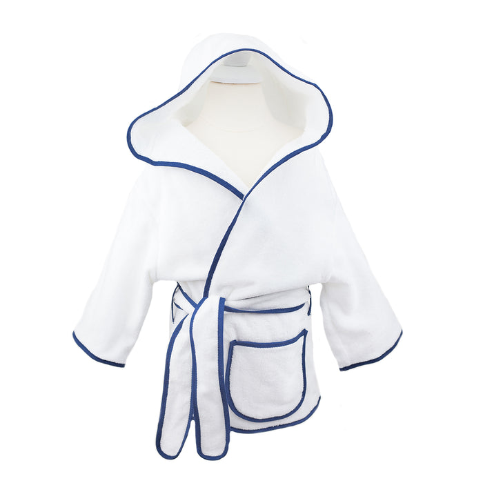 Navy Hooded Robe