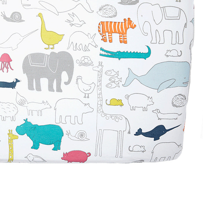 Noah's Ark Crib Sheet