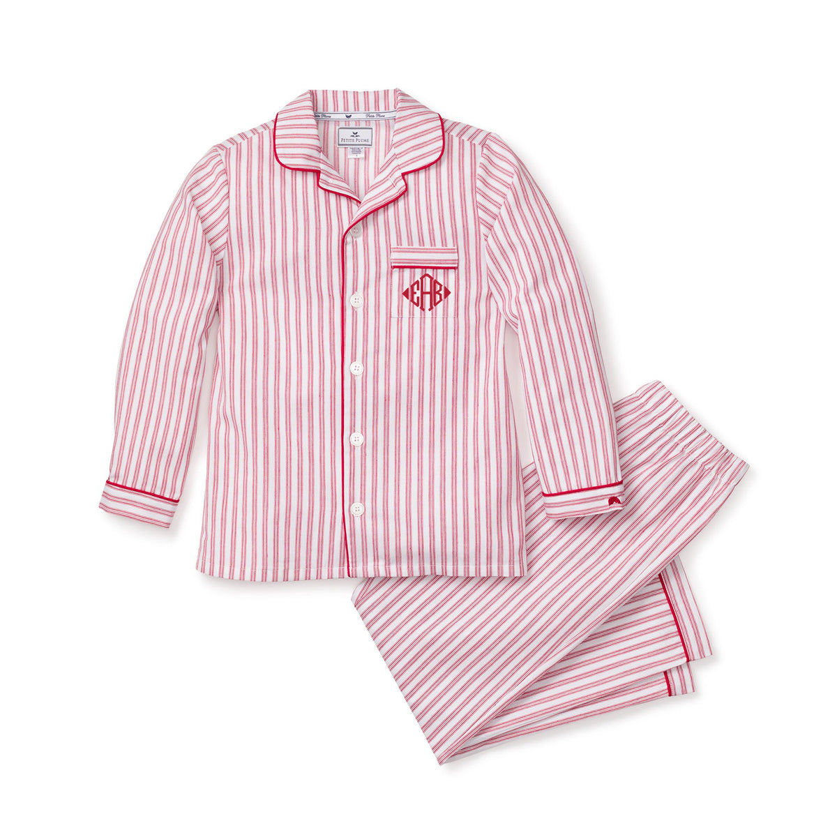 Antique Red Ticking Pajamas