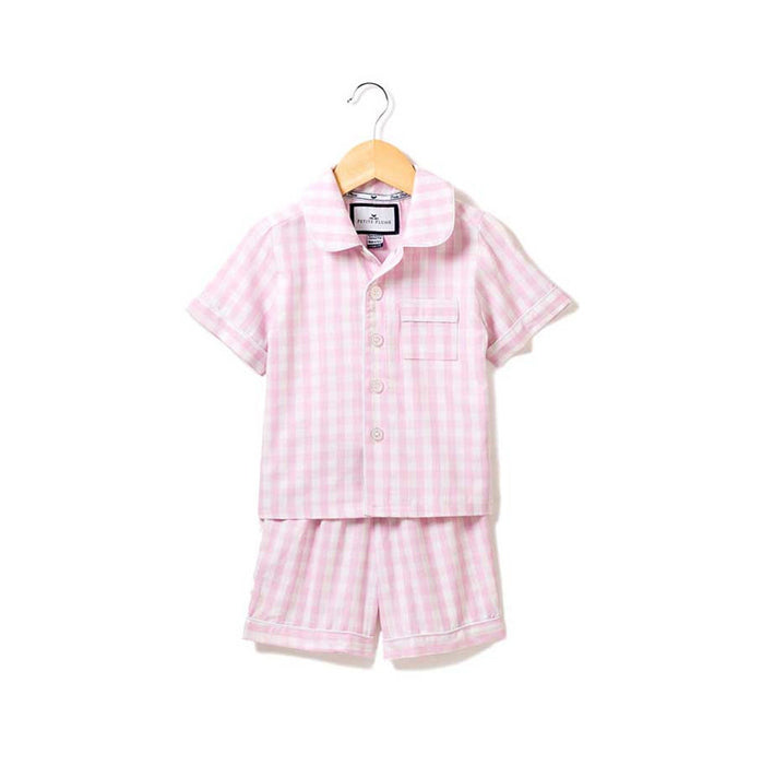Pink Gingham Short Set
