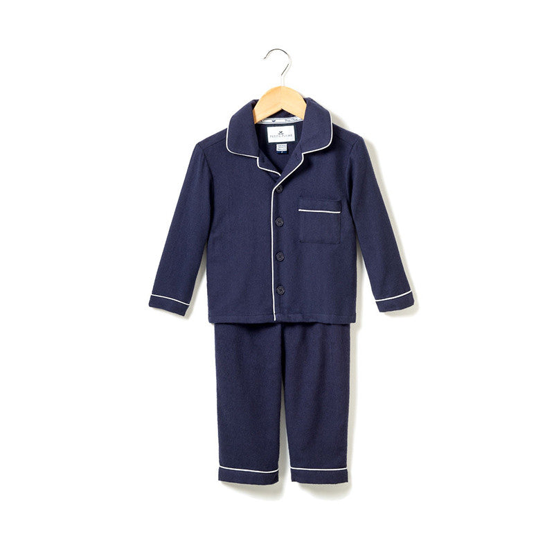 Shop Petite Plume Traditional Navy Pajama Set Shop Peaches – Peaches