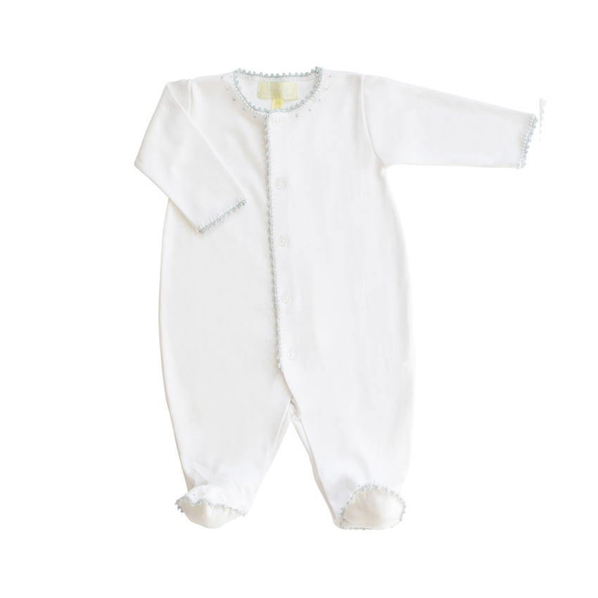 Blue Footie Romper