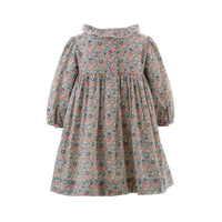 Frill Floral Smocked Dress & Bloomers