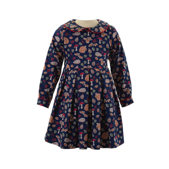 Navy Woodland Dress
