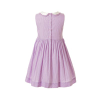 Lilac Heart Smocked Dress