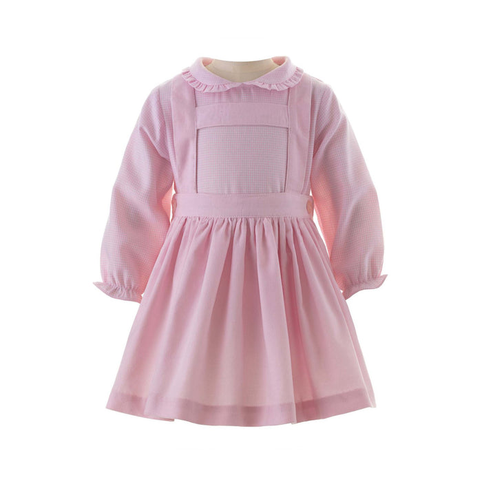 Pink Babycord Skirt Set