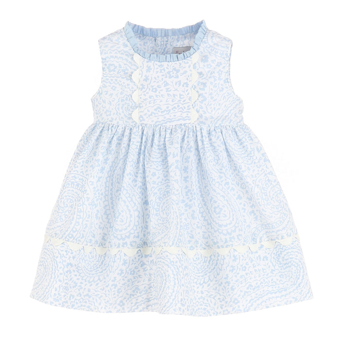 Paisley Blue Dress