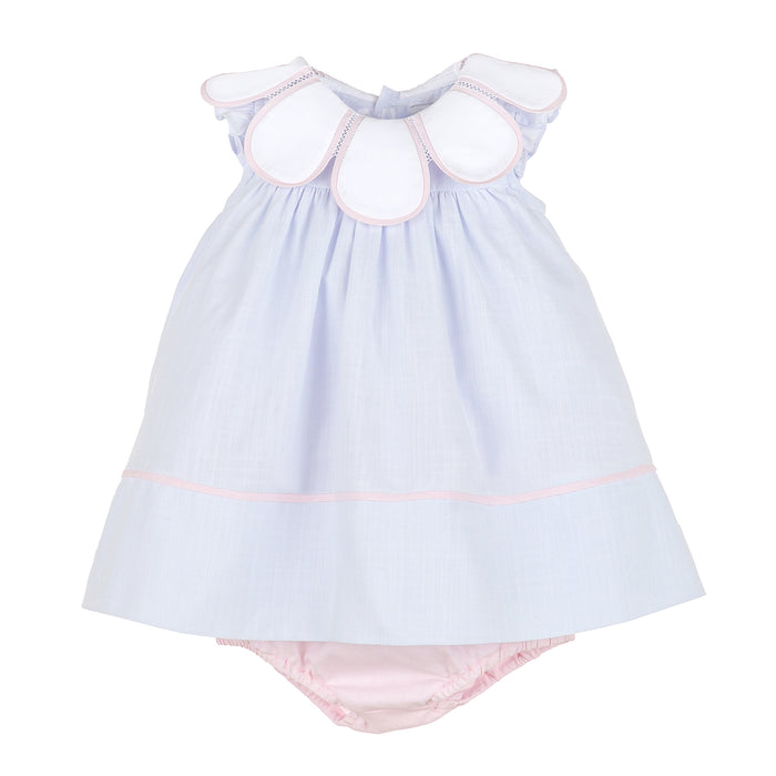 Pink Trimmed Blue Classic Petal Float
