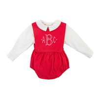 Boy's Red Overall