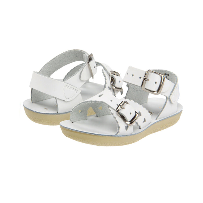 White Sweetheart Sandals