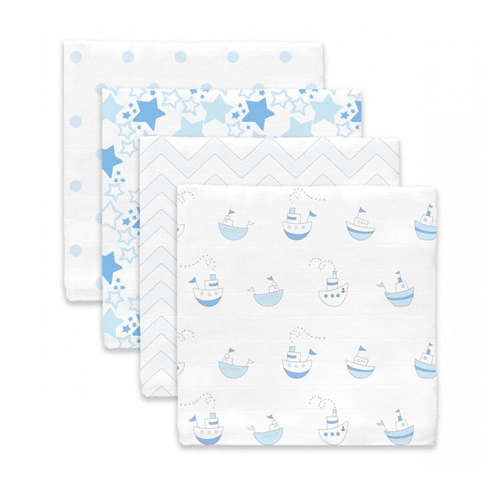 Ships and Butterflies on Muslin Blanket Sets