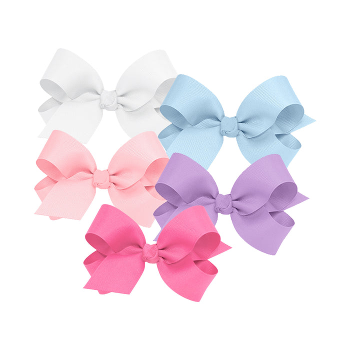 Wee Ones Mini Light Pink Bow - Bibs and Kids Boutique